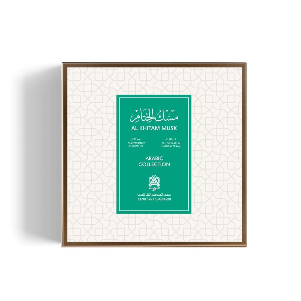 BOX MUSK Al-Khitam 
( half Tola (6ml) + Perfume 20ml )