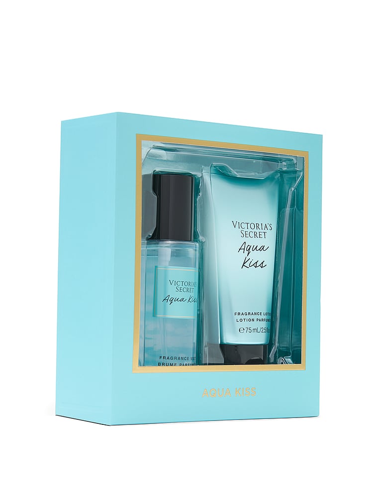 BOX AQUA KISS
( MIST + LOTION ) 
TRAVEL SIZE 88ML