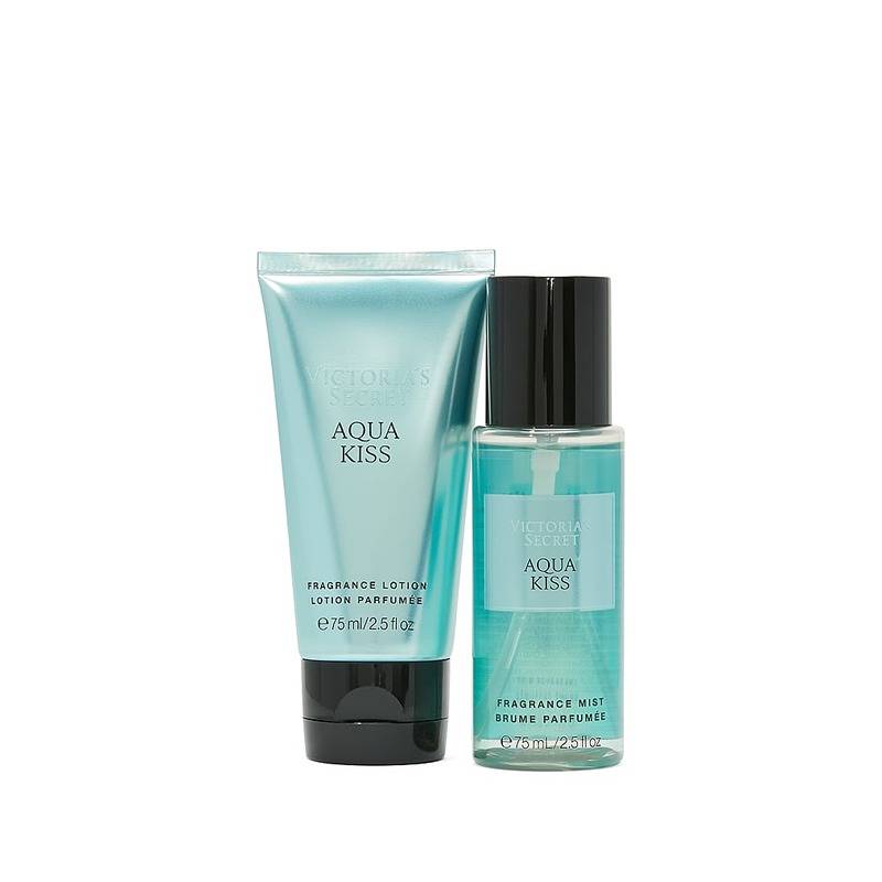 BOX AQUA KISS
( MIST + LOTION ) 
TRAVEL SIZE 88ML