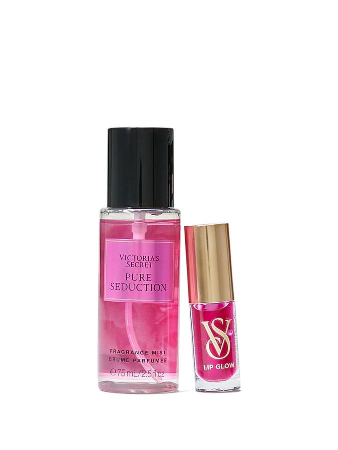 BOX PURE SEDUCTION
( MIST + LIP GLOSS ) 
TRAVEL SIZE 88ML