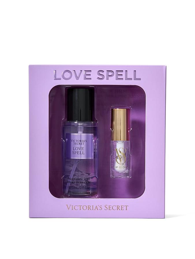 BOX LOVE SPELL
( MIST + LIP GLOSS ) 
TRAVEL SIZE 88ML