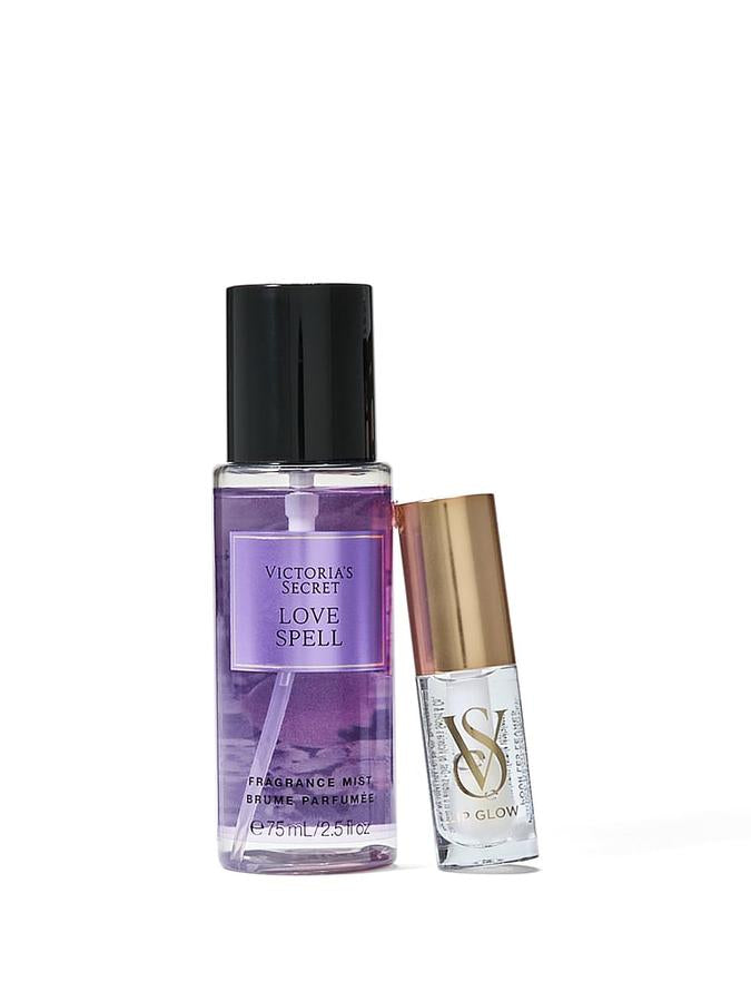 BOX LOVE SPELL
( MIST + LIP GLOSS ) 
TRAVEL SIZE 88ML