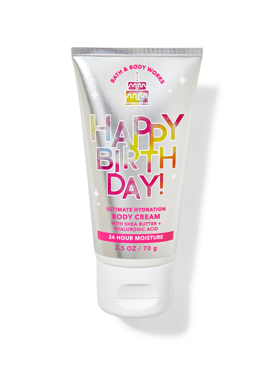 Happy Birth Day Vanilla Buttercream TRAVEL SIZE BODY CREAM  70g