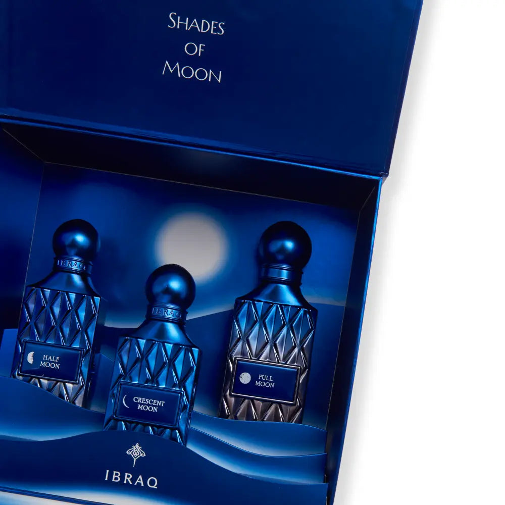MOON COLLECTION     (CRESCENT 75 ML ) - ( HALF MOON 100 ML ) - ( FULL MOON 150 ML )