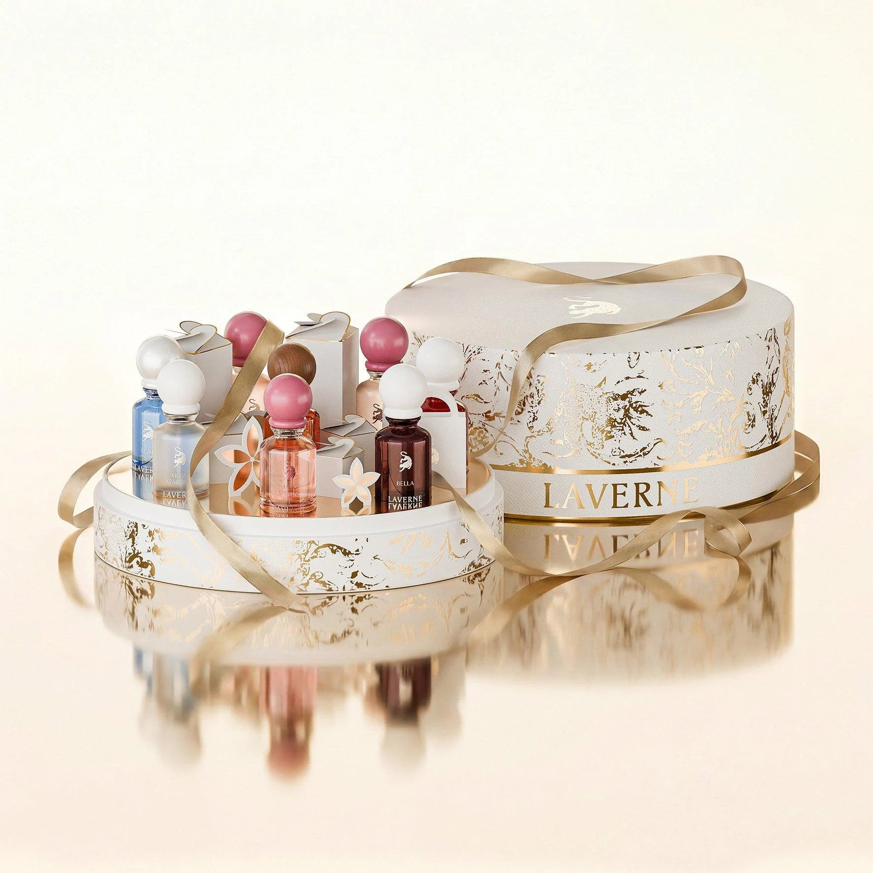 box travel ( secret garden - allure garden - miss laverne bloom -musk garden - forbidden -soir - bella -dare afternoon _